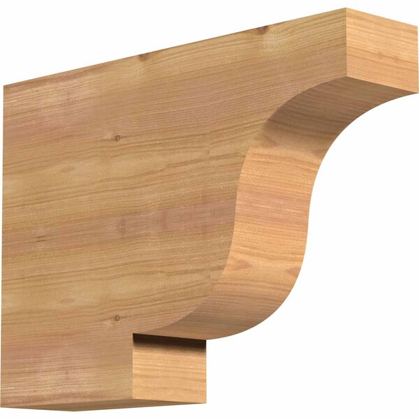 Ekena Millwork Newport Smooth Rafter Tail, Western Red Cedar, 3 1/2"W x 12"H x 16"L RFT04X12X16NEW00SWR - main